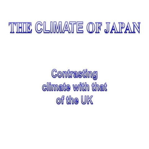 Japan Climate