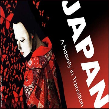  Japan - A Society in Transition