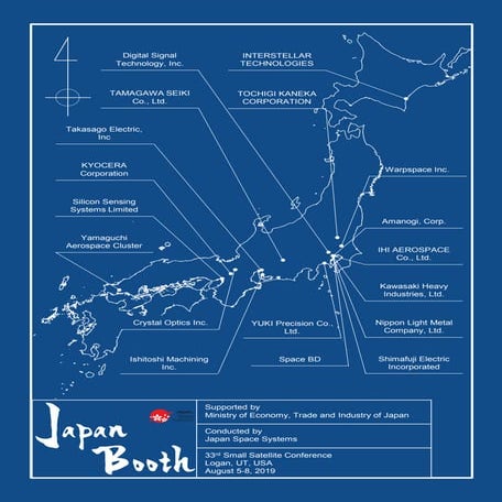 Japan Booth, Small Sat Conference 2019