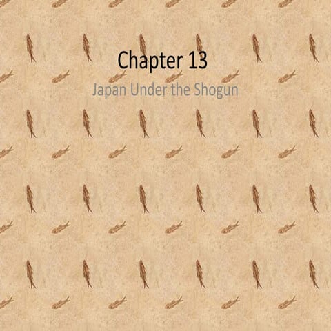 Japan chapter 13 blog notes