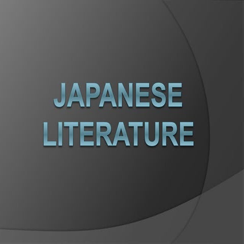 Japanese literature
