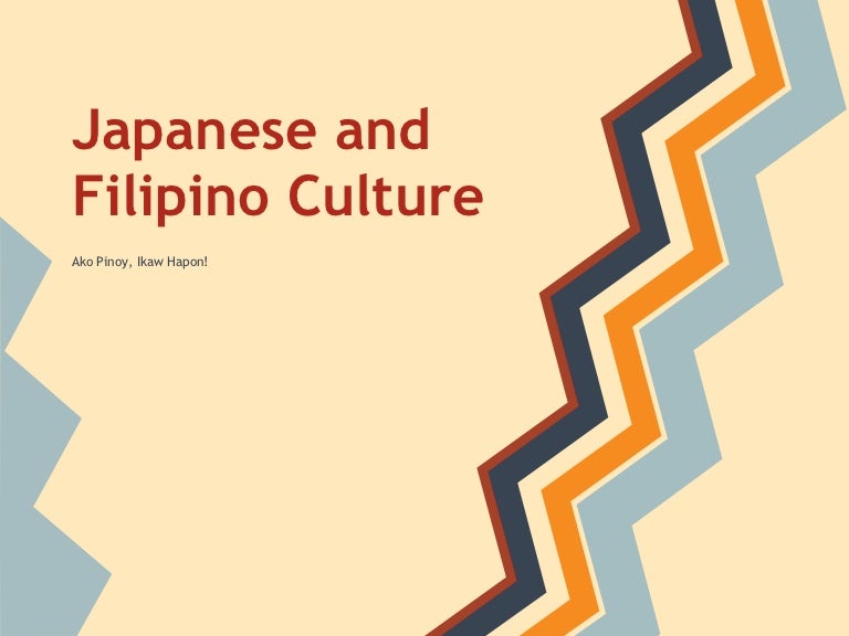 Japanese and filipino culture
