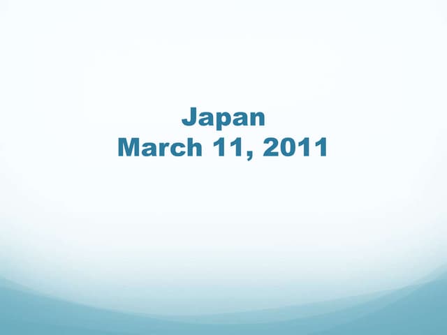 Japanese Crisis