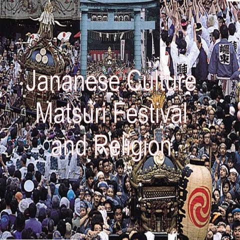 Japanese Culture: Matsuri Festival and Religion | ODP