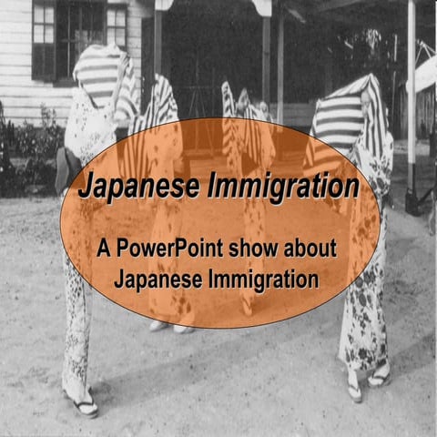 Japanese Immigration Presentation