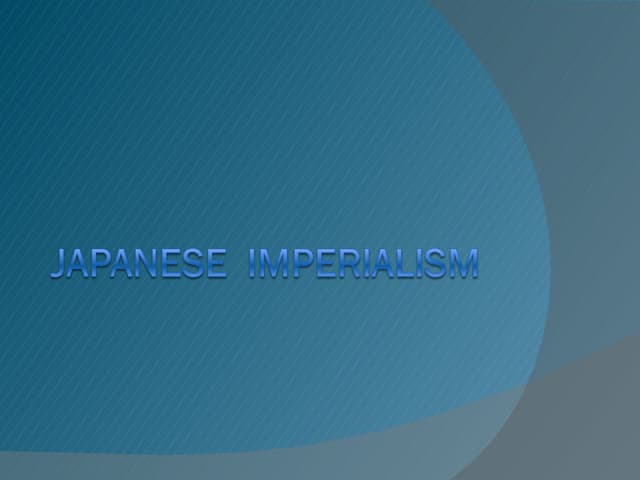 Japanese Imperialism Older 1 Ppt Japanese Imperialism Older 1 Ppt