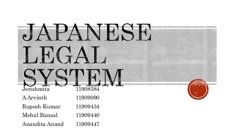 An Overview Of The Criminal Law System In Japan – IRYZ