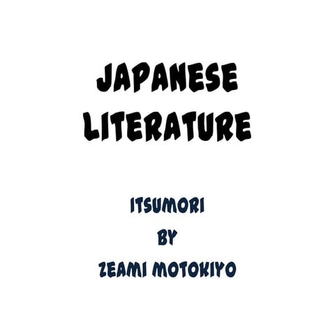 Japanese literature