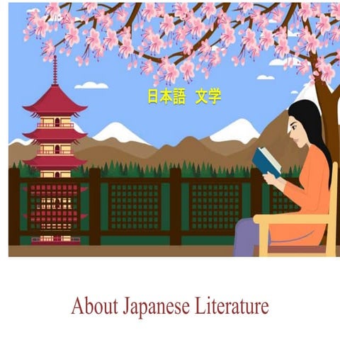Japanese Literature details with photographs | PPT