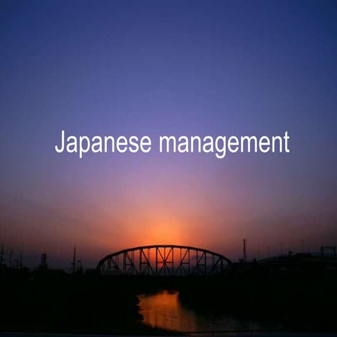 Japanese management