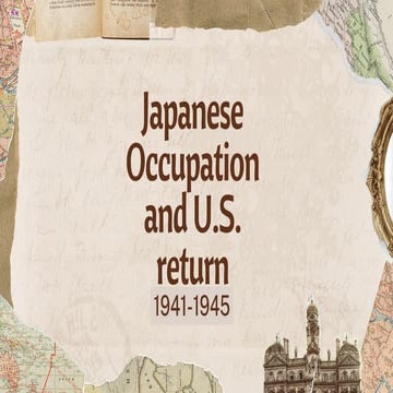 japan occupation and us return during japanese-american war | PDF