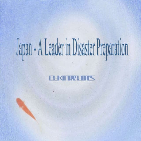 Disaster Management System in japan | PPTX