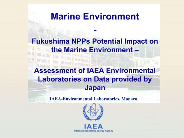 Fukushima NPPs Potential Impact on ...