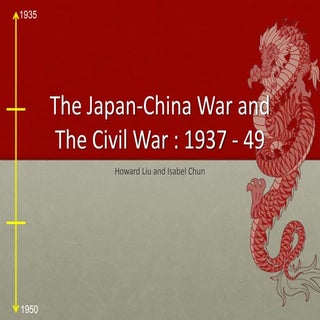 Japan-China War and The Civil War T...