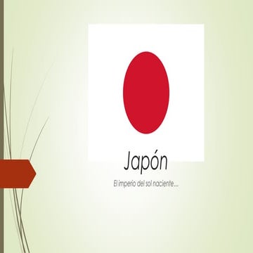 Japón 1: El imperio del sol naciente.