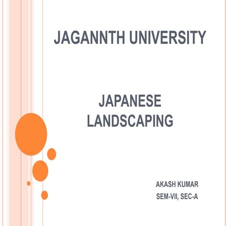 Japanese landscaping 