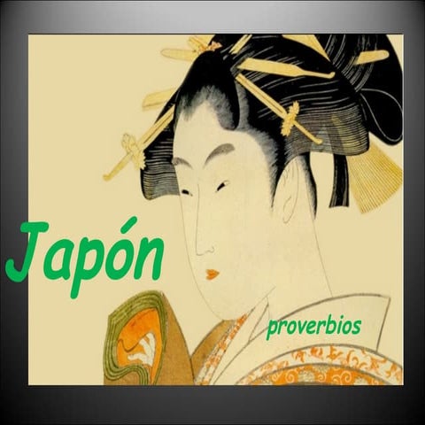 Proverbios japoneses