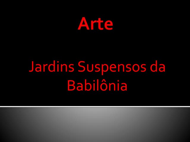 Jardim suspenso
