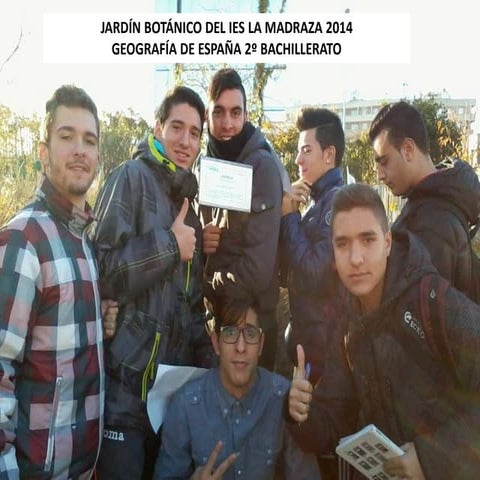 Jardín botánico 2014-15 Geografía 2º Bachillerato
