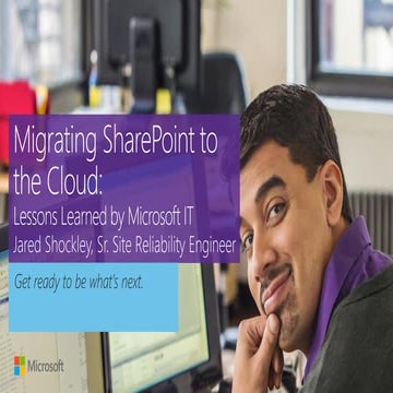 O365Con18 - Migrating SharePoint to the Cloud - Jared Shockley