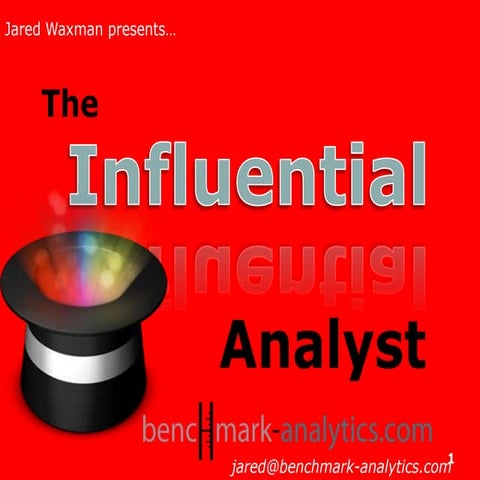 The Influential Analyst 4 Steps (Jared Waxman)