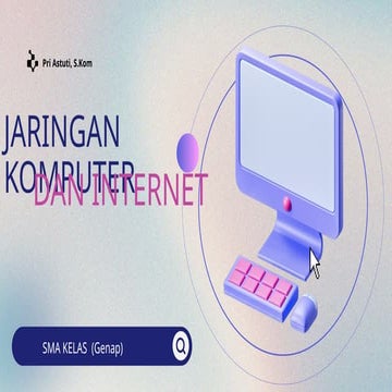 JARINGAN KOMPUTER KELAS X, PENGERTIAN JARINGAN KOMUTER SMA KELAS X