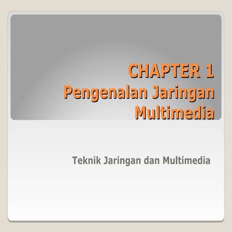 Jaringan Multimedia