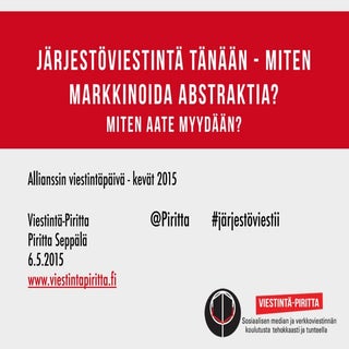 Järjestöviestintä tänään - mi...