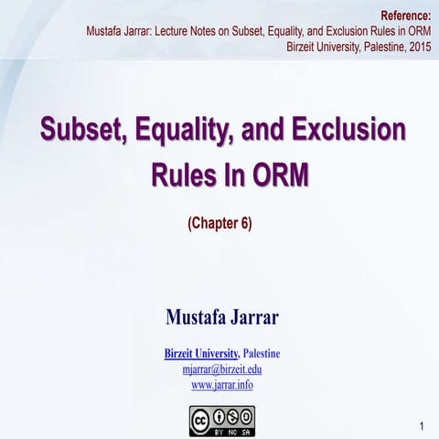 Subset, Equality, and Exclusion Rules