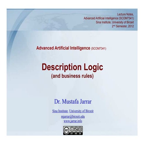 Jarrar.lecture notes.aai.2012s.descriptionlogic