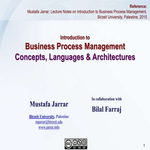 Introduction to Business Process Management
