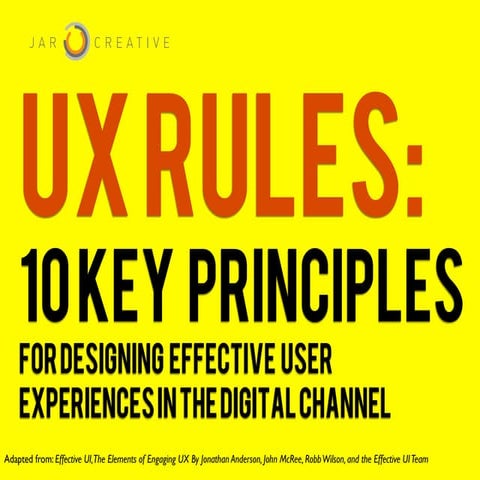 UX RULES: 10 ESSENTIAL PRINCIPLES | PDF | Computing | Technology ...