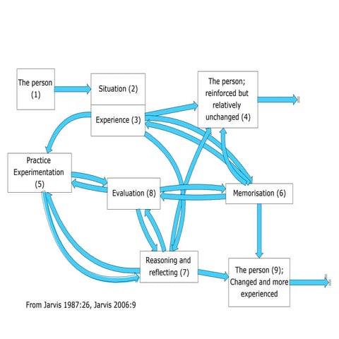 Peter Jarvis' model of the learning process
