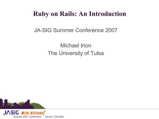 Jasig Rubyon Rails
