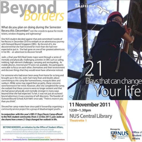 Jaslin's 21 day OBS Journey