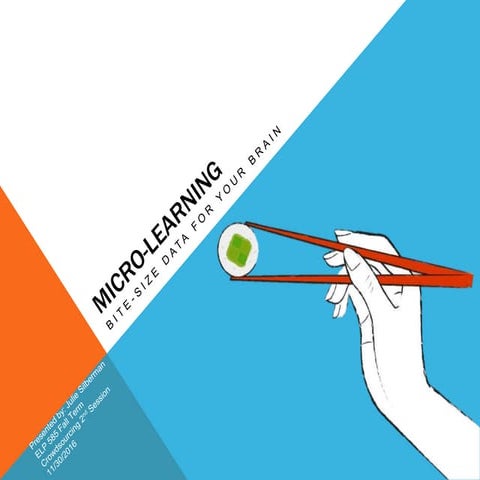 Micro-Learning: Bite-Size Data for your Brain