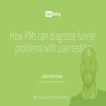 How PMs can diagnose funnel problems with user testing: AMA with Jason Amunwa