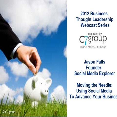 Jason Falls: Moving the Needle: Using Social Media to Advance Your Business