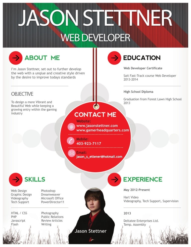 jason stettner web developer resume