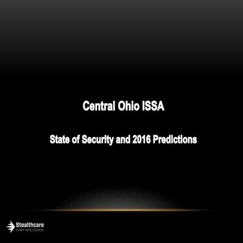 Jason Samide - State of Security & 2016 Predictions