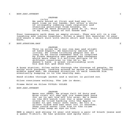 Jaspar motley crew script