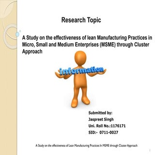 A Study On the Effectiveness Of Lea...