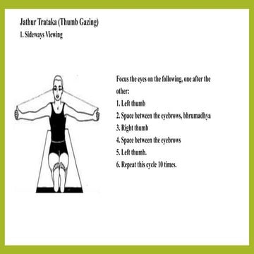 Jathur Trataka (Thumb Gazing) - TO IMPROVE CONCENTRATION | PPTX