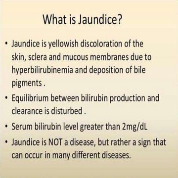 Jaundice