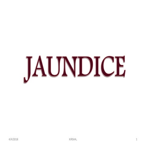 Jaundice