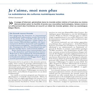 Réseaux sociaux France-Allemagne