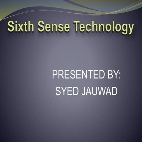 sixth sense technology