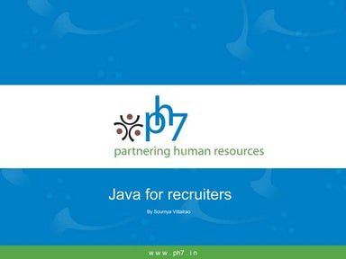 Java for Recruiters