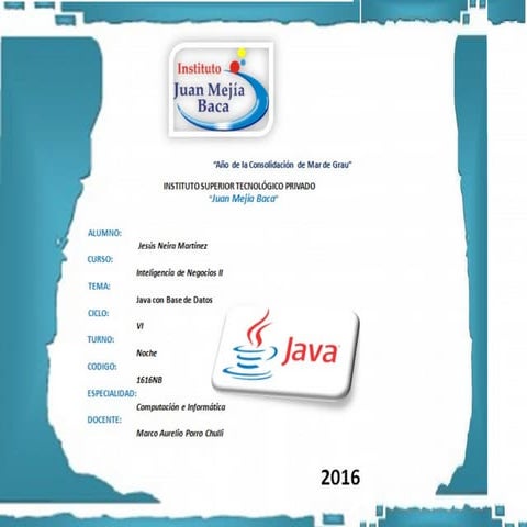 Java con Base de Datos