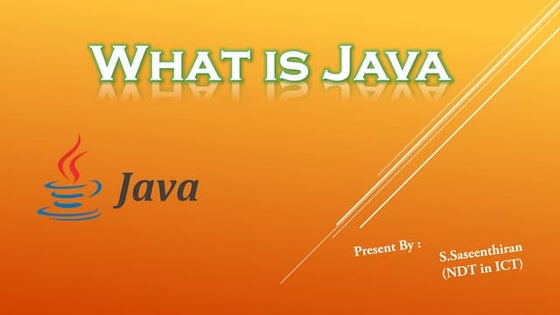 Presentation on Core java | PPT